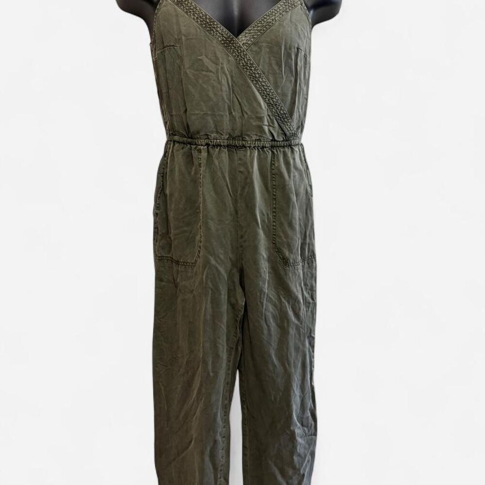 Abercrombie-fitch Women's Green and Khaki Jumpsuit